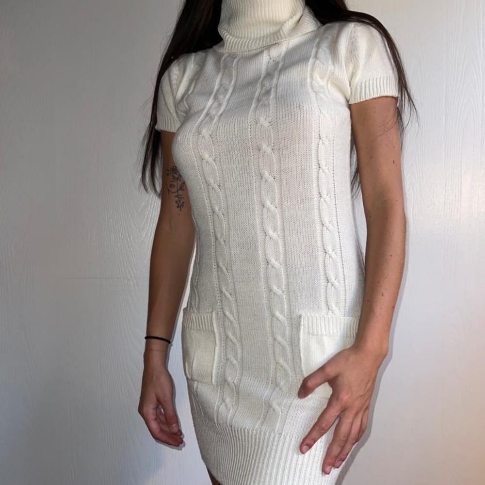 White winter dress